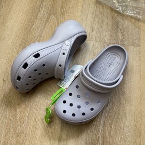 NWT Crocs classic platform clog Mystic purple Sz W9